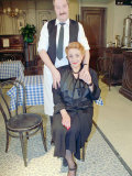 Rene and Madame Edith Artois in the BBC Sitcom Allo Allo