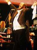 Luciano Pavarotti Opera Singer in Hyde Park Concert