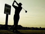 Tiger Woods During Practise of the Open 2004 at Royal Troon