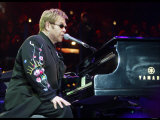 Elton John in Concert on His World Tour For His Firet Night in the UK at Wembley Arena