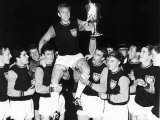 Captain of West Ham United Bobby Moore with Teammates After Winning the European Cup