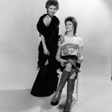 David Bowie and Lulu - December 1973 Davidbowie Singers Studio Shot