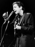 Leonard Cohen Canadian Singer Songwriter on Stage 1985
