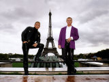 Bros Matt and Luke Goss in Paris c1991