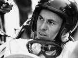 World Champion Racing Driver Jim Clark Wearing His Helmet and Goggles Round His Neck 1964