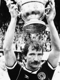 1989 Graeme Souness Rangers and Scotland Football Player with Sir Stanley Rous Trophy