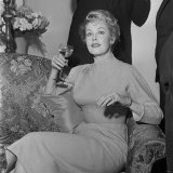 Arlene Dahl Who is to Star in the Film"Fortune is a Woman" with Jack Hawkins 1956