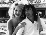 American Rock Singer Alice Cooper with Wife Sheryl Goddard at Beverly Hills Home