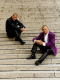 Bros Matt and Luke Goss in Paris