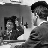 Comedian Norman Wisdom Pictured Exclusively in His Dressing Room at the Palace Theatre  Manchester
