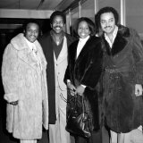 American Soul Singer Gladys Knight with Her Backing Group the Pips