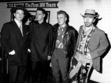 Irish Band U2 - October 1988 Left to Right - Bono  Adam Clayton  Larry Mullen and the Edge