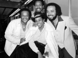 American Soul Singer Gladys Knight with Her Backing Group the Pips
