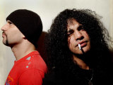 Rock Guitarist Slash in Glasgow to Play with His New Band Velvet Revolver with Dave Kushner
