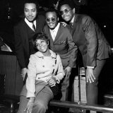 Singer Gladys Knight and the Pips Pose For a Picture at the Beachcomber Mayfair Hotel