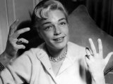Simone Signoret Actress Gesturing with Hands