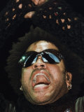 Lenny Kravitz Performing on Stage June 1999 at the Glastonbury Music Festival