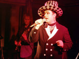 Boy George from Culture Club Singing at the Labour Conference Party September 1999