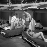 Sean Connery on the Set of the James Bond Movie Goldfinger Being Shot at Pinewood Studios