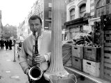 Jazz Performer Stan Getz at Ronnie Scott's Jazz Club  Master Tenor Saxophonist