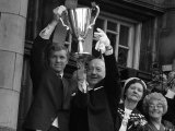 West Ham Captian Bobby Moore Shows the European Cup Winners Trophy to the Crowds