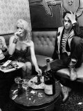 Boomtown Rats on Tour Bob Geldof and Girlfriend Paula Yates October 1979