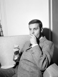 French Actor Louis Jourdan March at Claridges Hotel in London