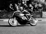 Griff Jenkins  Winner of the Senior Manx Grand Prix at Speed September 1963