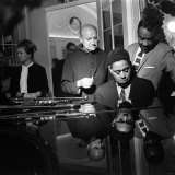 Dizzy Gillespie at Fort Belvedere Near Ascot  with Buck Clayton and Bud Freeman