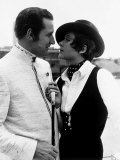Patrick MacNee as John Steed and Linda Thorson as Tara King from television series "The Avengers"