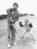 Ronnie Corbett and Peter Willey During England's Cricket Tour of Australia  1979-1980