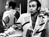 Elton John Pop Star During His Week of Concerts in New York