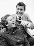 Dick Van Dyke American Comedian Arrived on Liner 'Bremen' at Southampton with Wife Marjorie