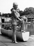 Dusty Springfield the Pop Singer in Her Natty Trouser Suit