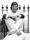 American Actor David Hasselhoff Poses During a Visit to London June 1989