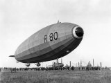 Launch of the Vickers R80 Airship at Barrow  on 19th July 1921