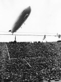 Graf Zeppelin Passing Low over Wembley Stadium During FA Cup Final Where Arsenal Beat Huddersfield