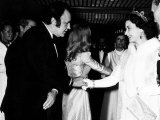 Rod Steiger Actor at the Royal Premiere For the Film Waterloo Meets the Queen  October 1970