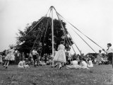 Maypole Dancing at Wishford  Wiltshire