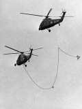 Air Fueling  Wessex Helicopter Being Refuelled in Flight  Farnborough  September 1964