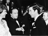 Comedian Bope Hope at Silver Jubilee Royal Performance with Julie Andrews and Prince Charles