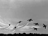 Low Level Flat Obomb Bursto RAF Aerobatics Team the Red Arrows  November 1969