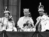 Queen Mother with Members of the Royal Family on the Balcony of Buckingham Palace