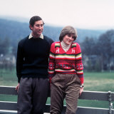 Prince Charles and Lady Diana Spencer at Balmoral May 1981