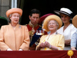 Queen Elizabeth II  Prince Charles and Princess Diana at Buckingham Palace