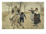 The Miller  His Son and the Donkey