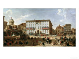 Festive Decorations on Pizza Di Spagna
