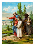 Mary teaching Jesus