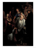 Madonna  Saint Hubert and Saint Nicholas