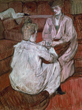 Two Girls Playing Cards